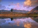 La Plata and Twin Peaks in the Sawatch Range Reflected in Twin Lakes Colorado
