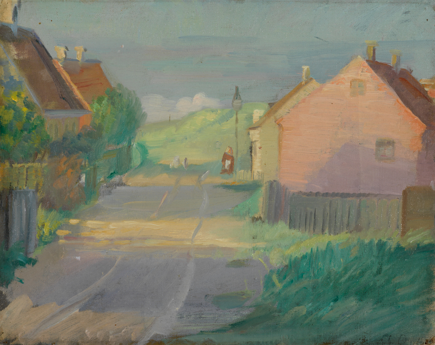 A Lane in Skagen's East Town, c. 1915