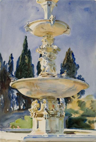 In a Medici Villa, 1906