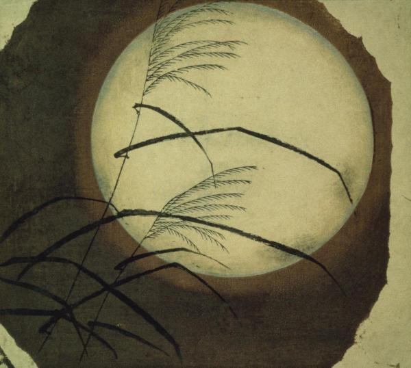 Wind Blown Grass Across the Moon, 19th Century