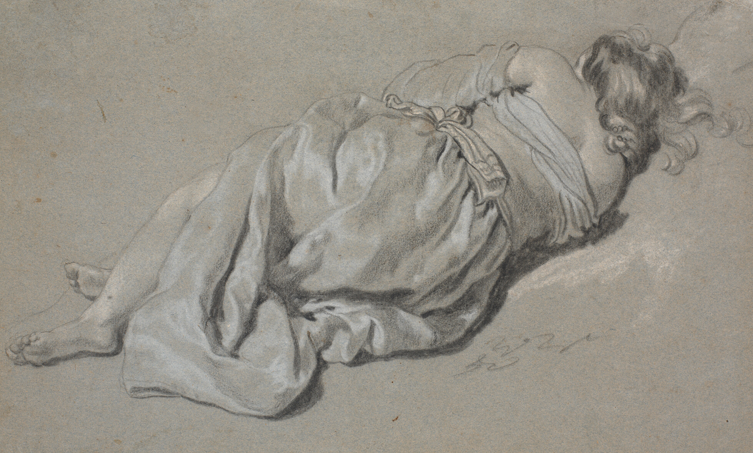 Reclining Woman Seen from the Back, c. 1620-51
