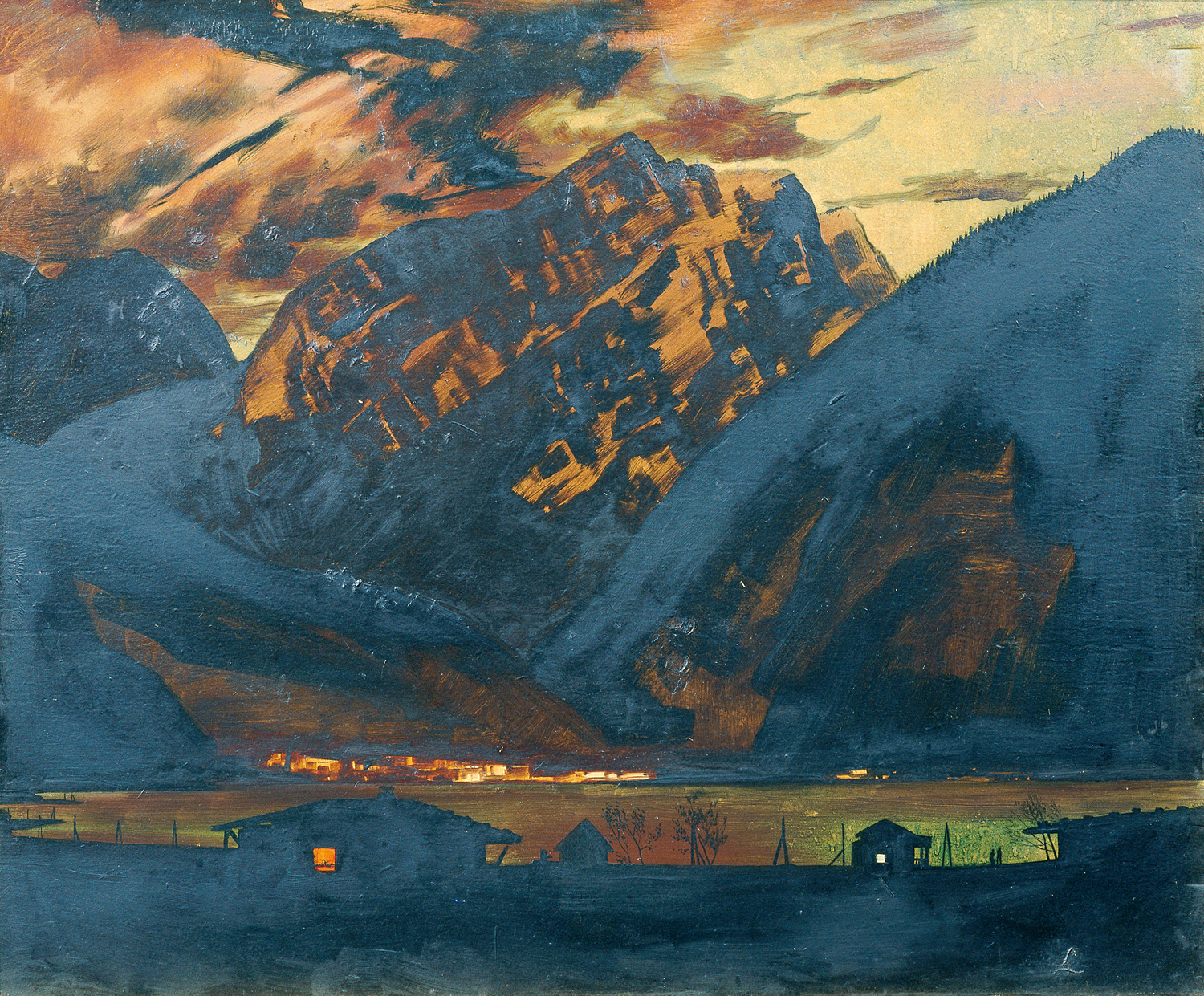 Zell am See at Night