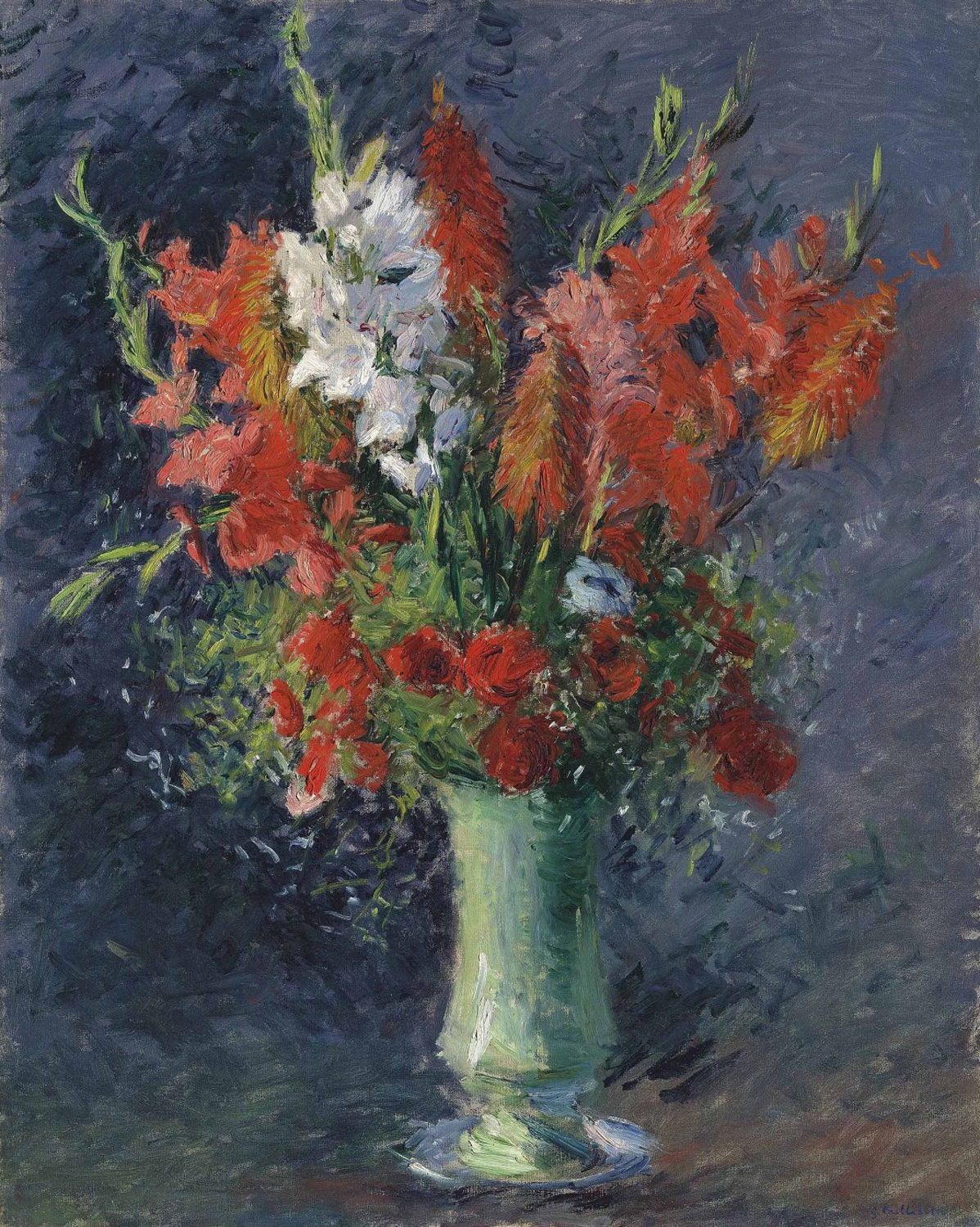 Vase of Gladiolas, 1887