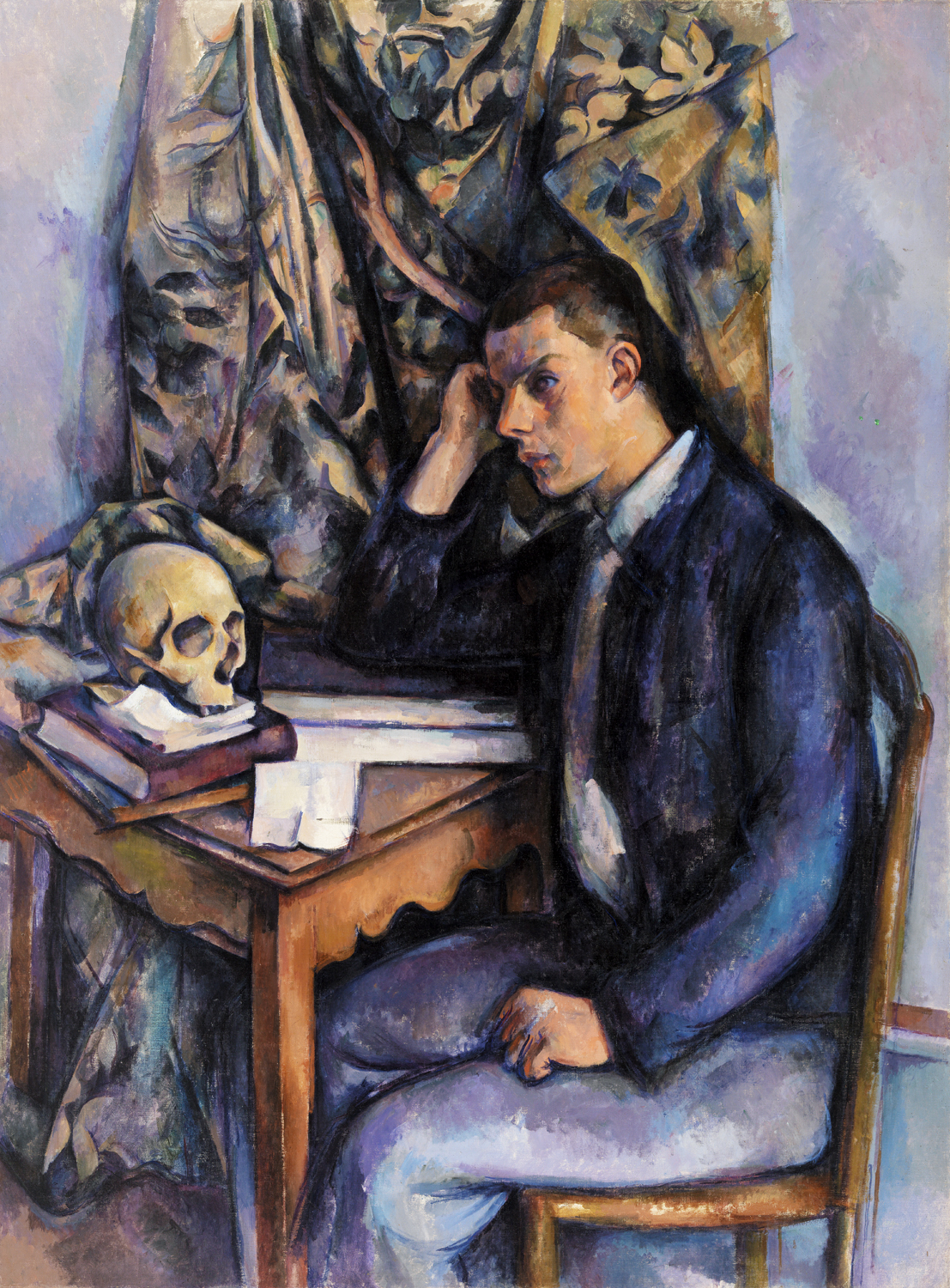 Young Man and Skull Jeune Homme a la Tete de Mort c 1896 98