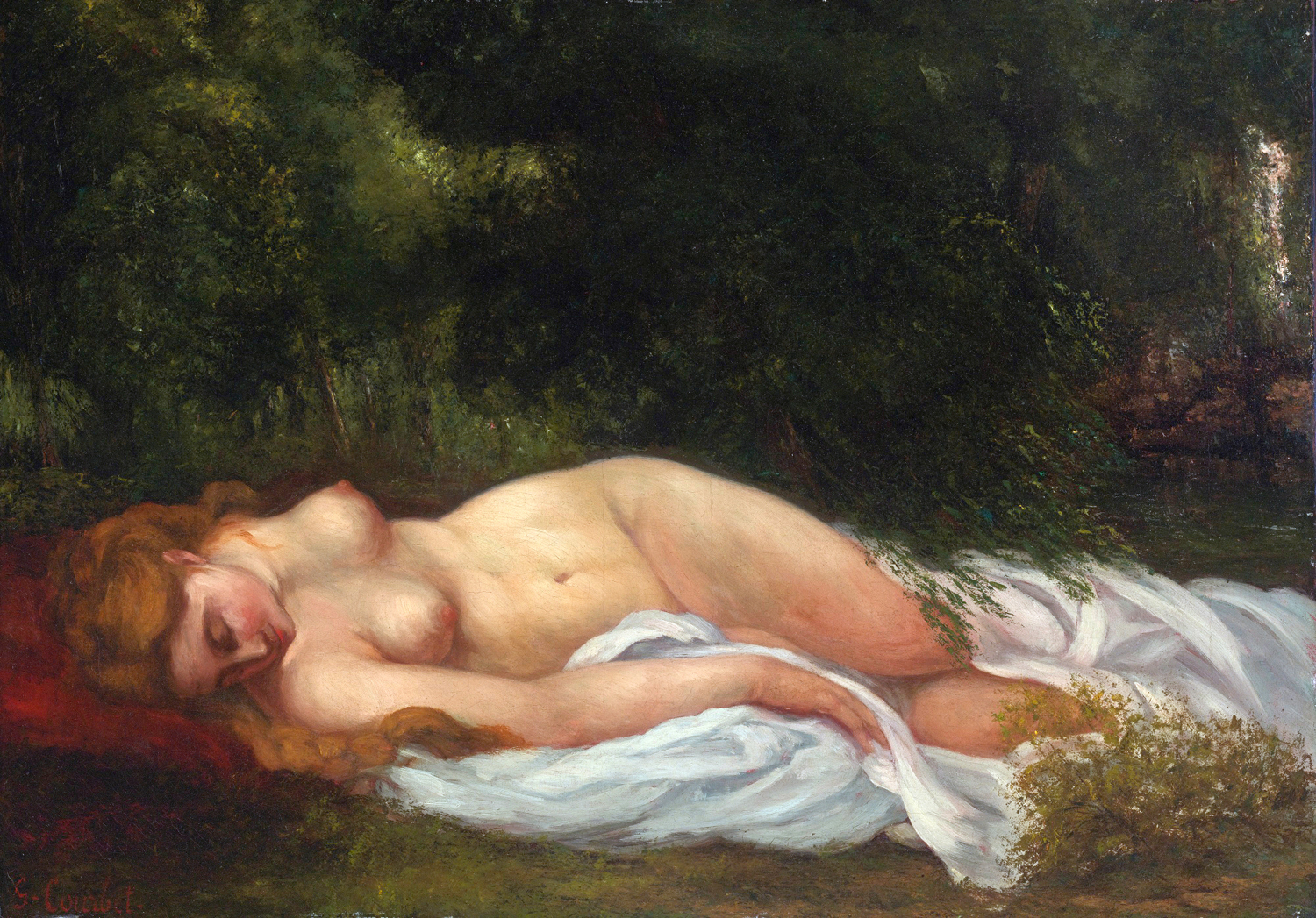 Sleeping Nude, 1866
