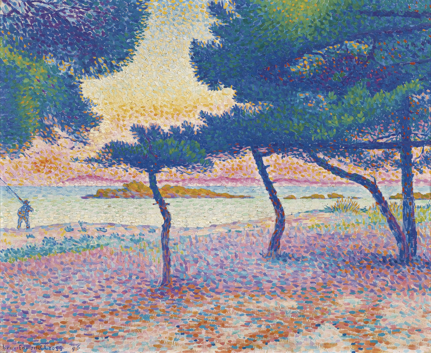 La Plage de Saint-Clair (The Beach at Saint-Clair), 1896