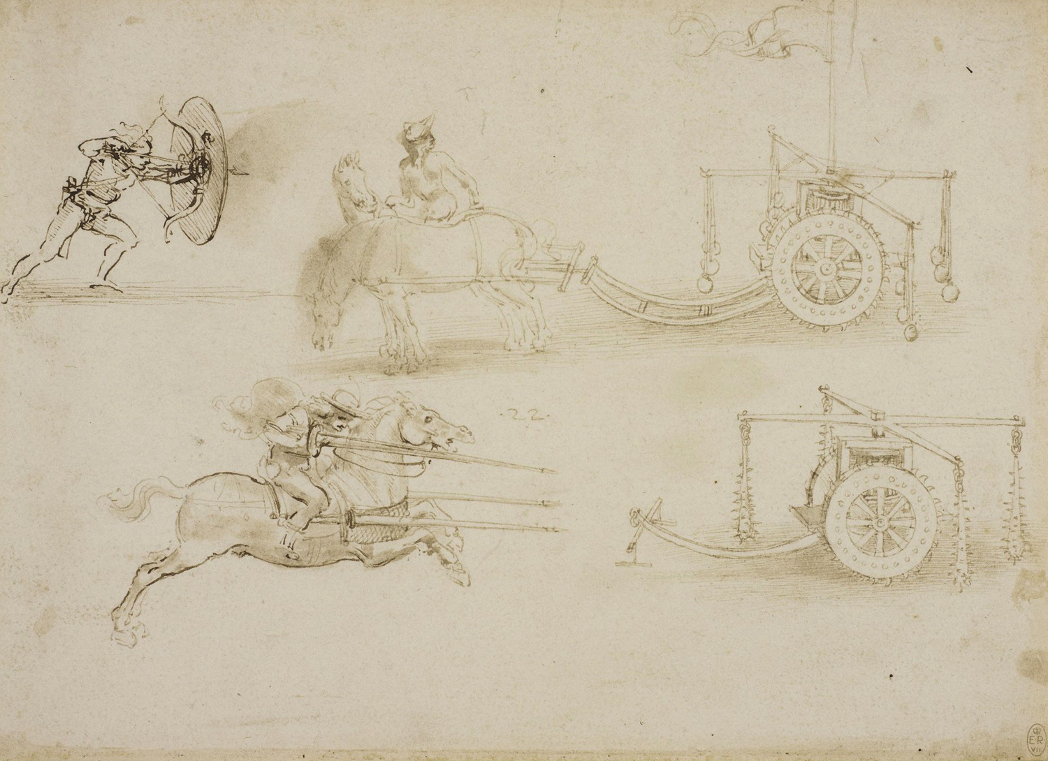 Designs for Chariots and Weapons c Just Wall Decor Designs for Chariots and Weapons c1485
