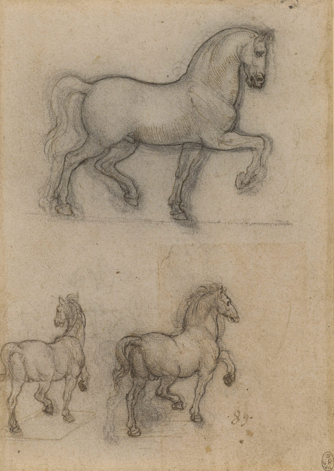 Designs for asn Equestrian Monument, c. 1517-18