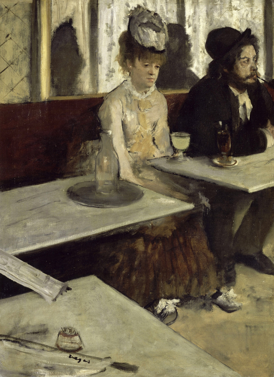L'Absinthe or In the Cafe, c. 1875-76