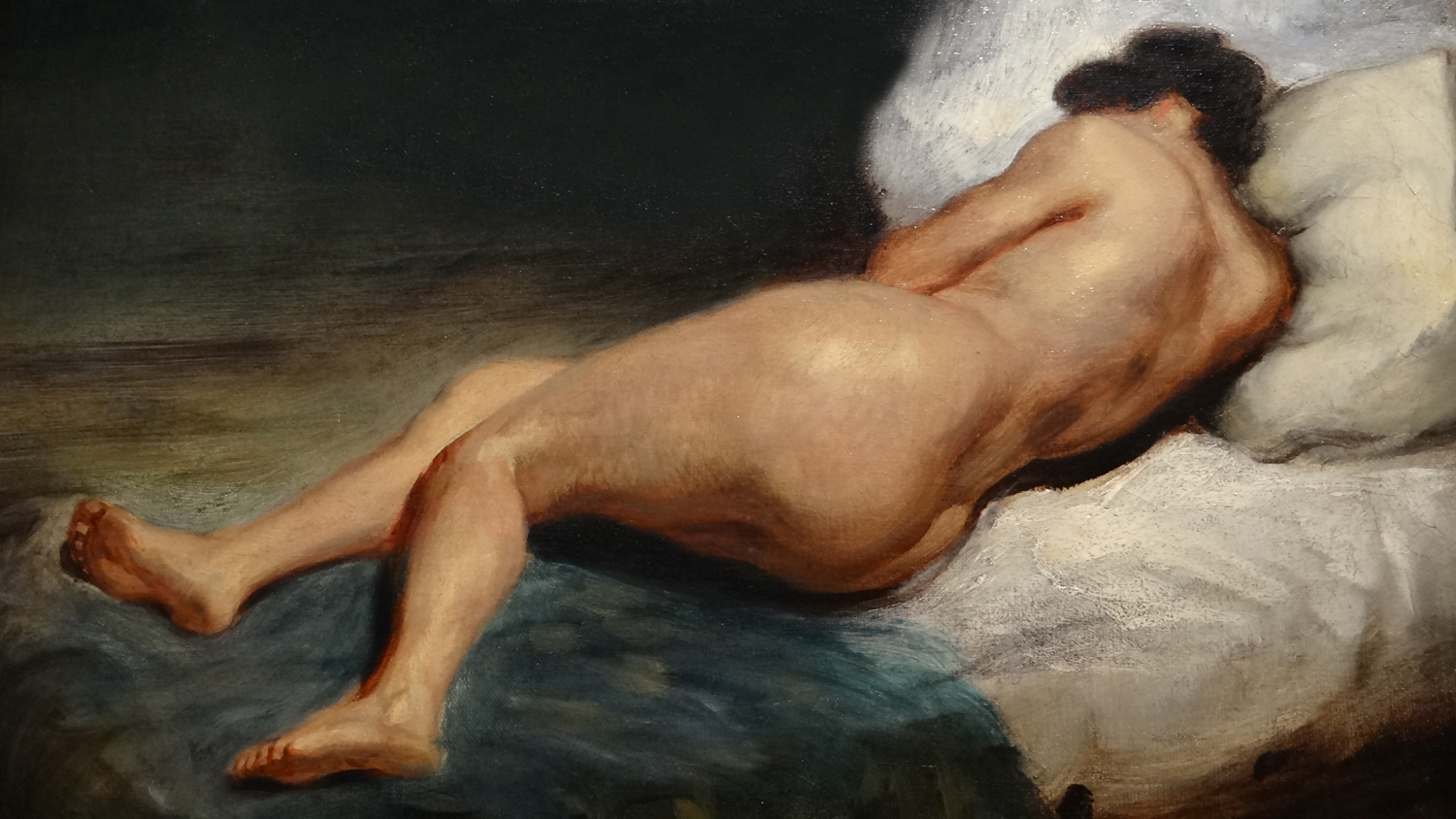 Naked Woman Lying Down Seen from Behind, c. 1824-26