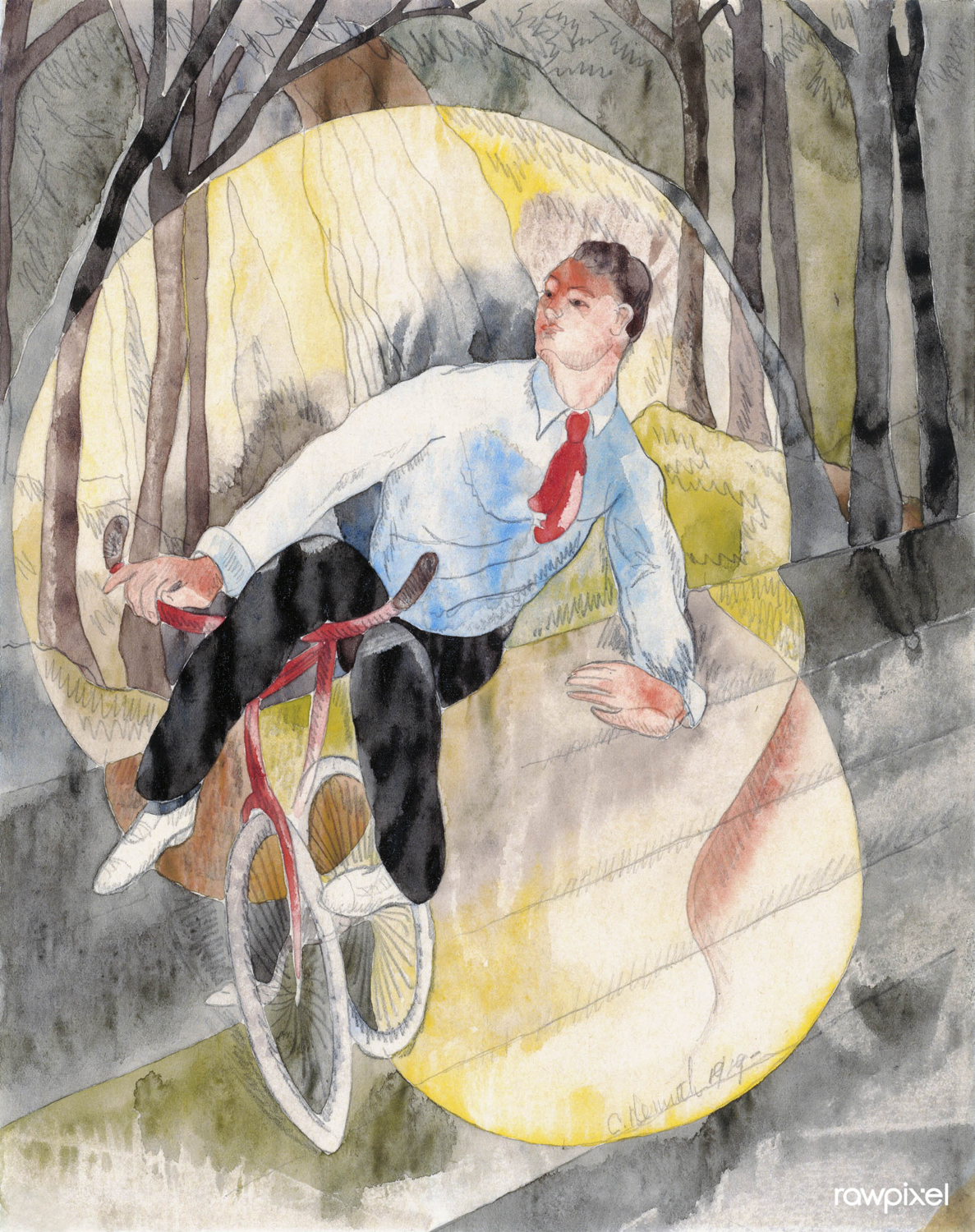 In Vaudeville Bicycle Rider 1919