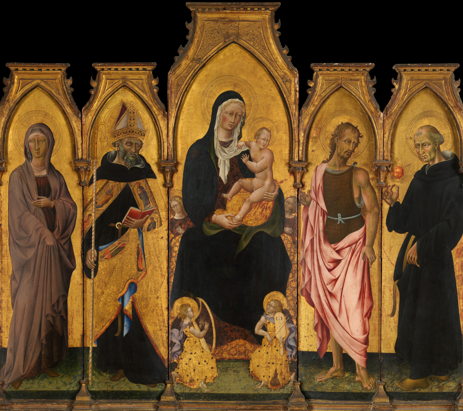 Madonna and Child with Saints, 1454
