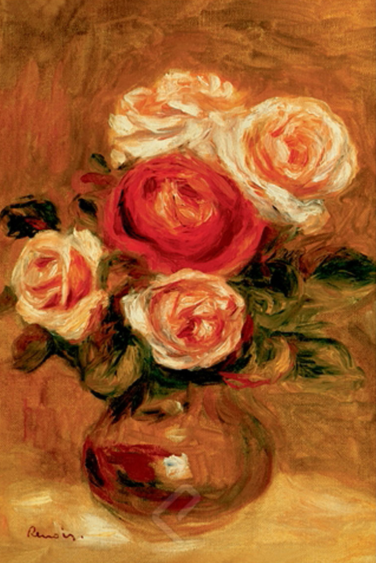 Roses In a Copper Vase