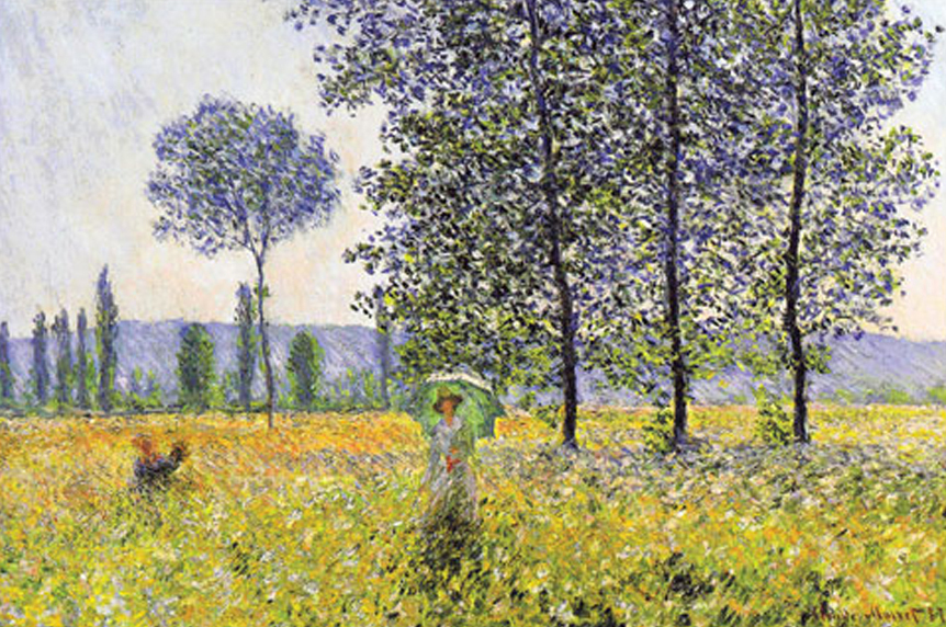 Sunlight Effect Under The Poplars, 1887