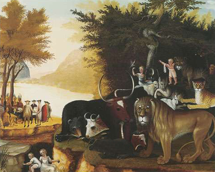 The Peaceable Kingdom, c. 1830-32