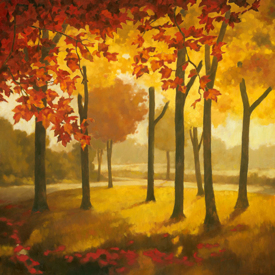 Maples At Dusk II