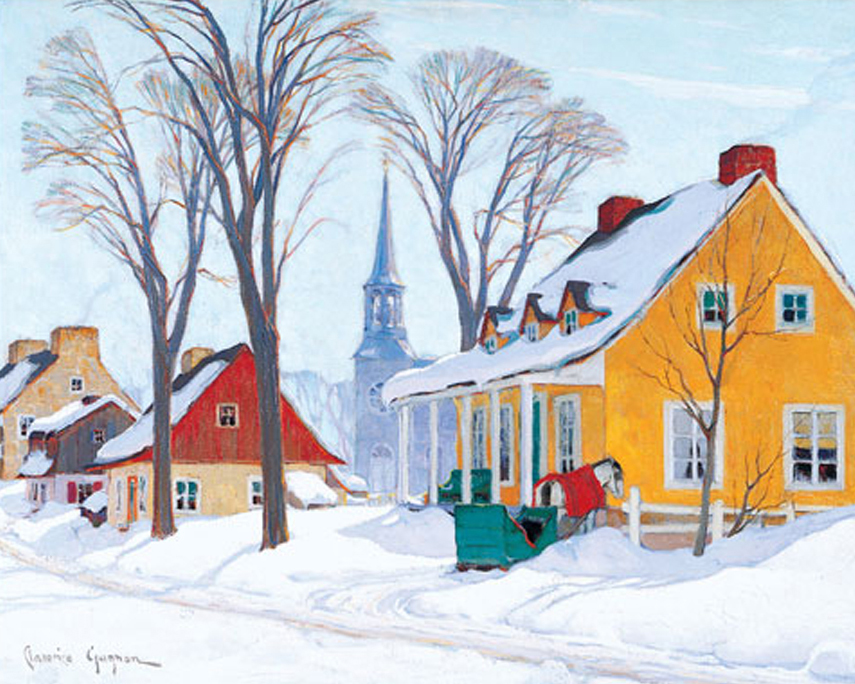 Winter Morning in Baie-St-Paul