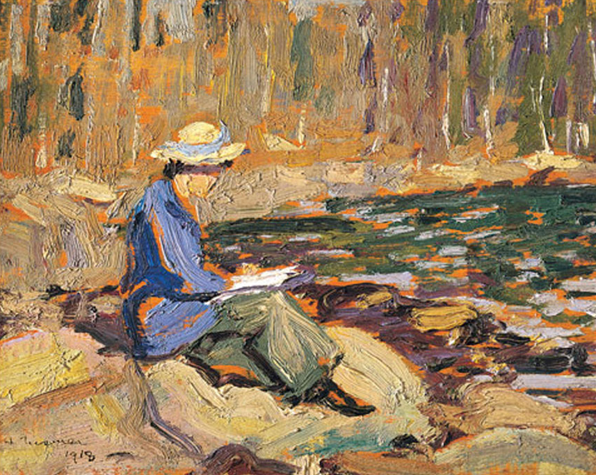 My Wife, Sackville River, Nova Scotia