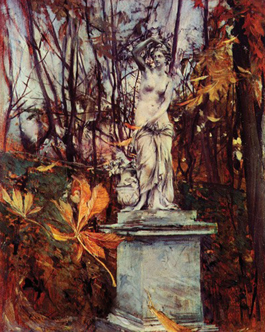 Statue In Versailles Park