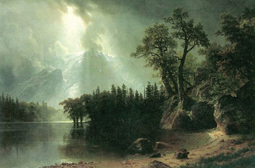 Passing Storm Over the Sierras Nevadas