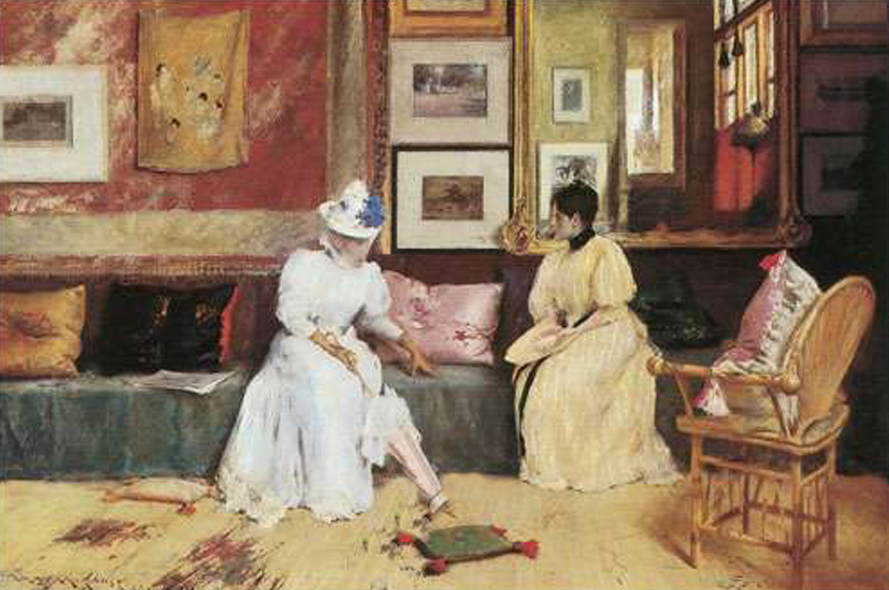 A Friendly Call, 1895