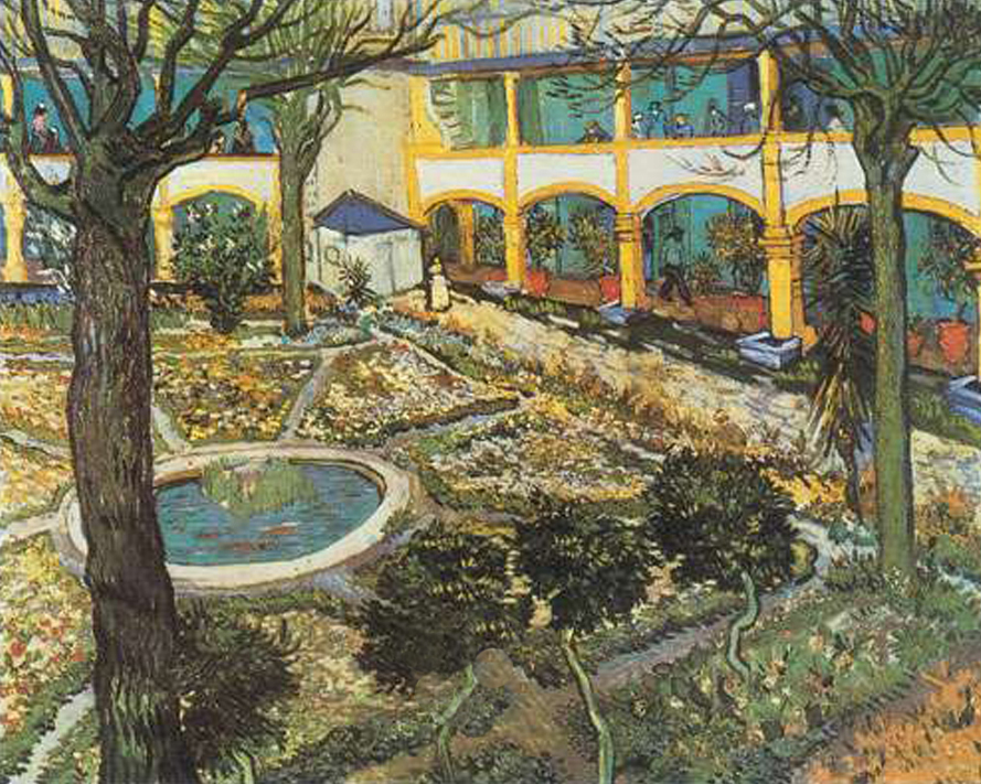 The Courtyard of the Hospital at Arles