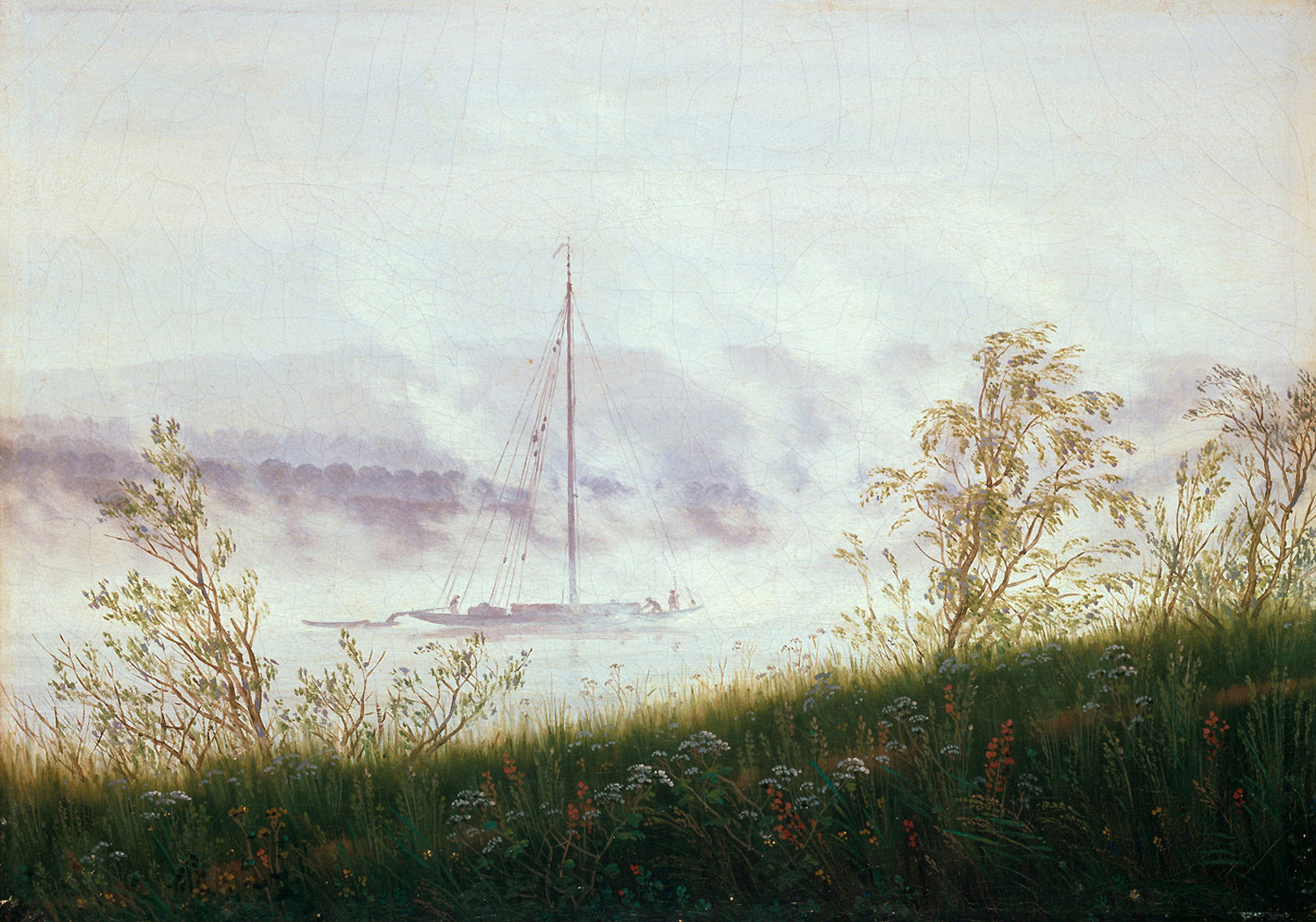 Elbe Ship in the Early Morning FGentileschiO, c. 1821