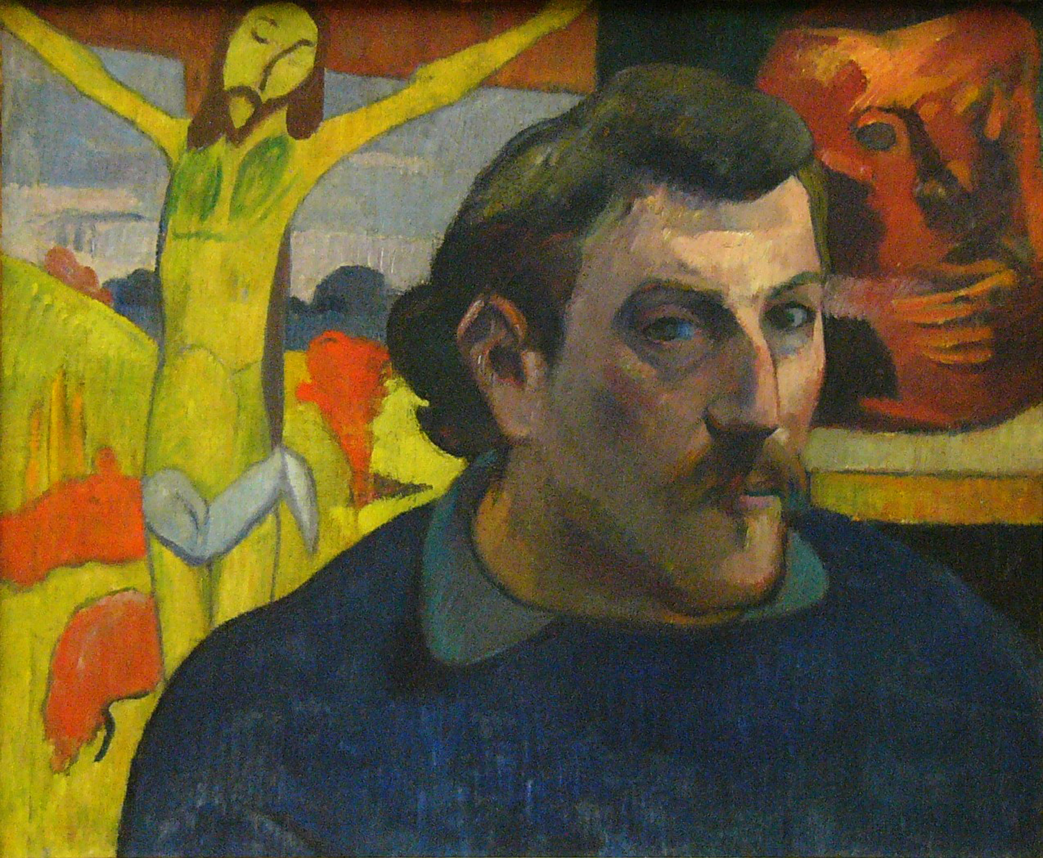 Self-Portrait with the Yellow Christ, c. 1890-91