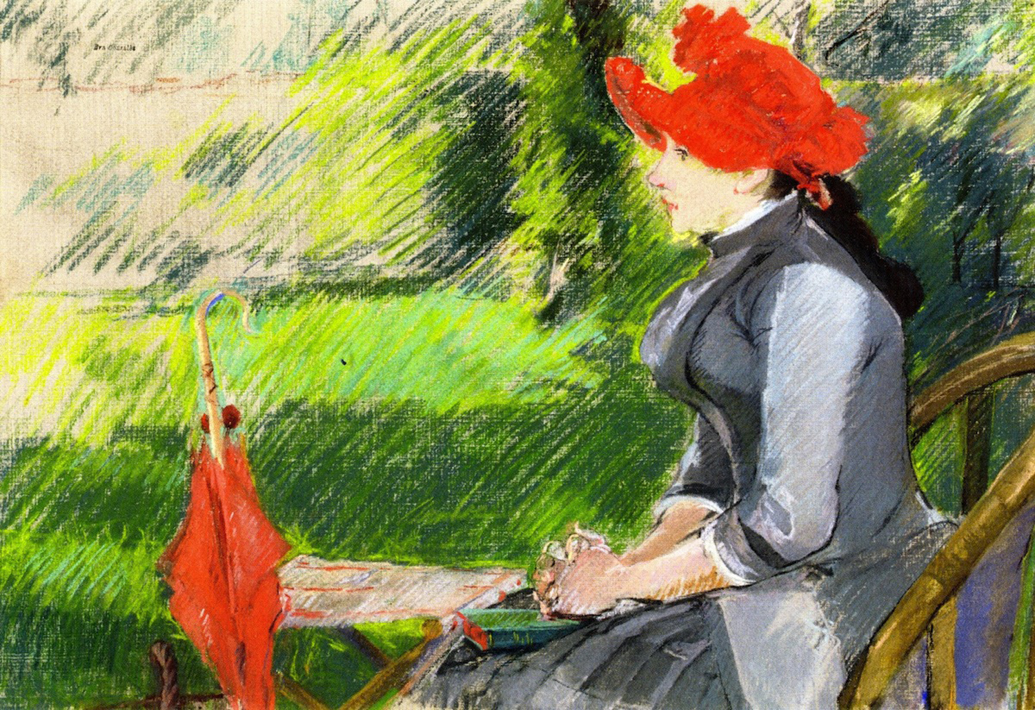 La Lecture au Jardin (The Lesson in the Garden), c. 1880-82