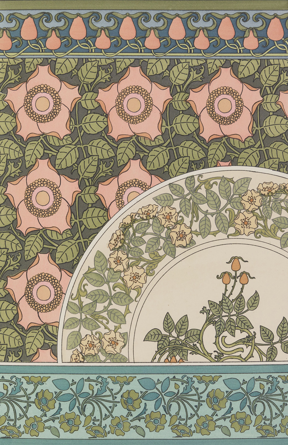 Wild Rose The Plant and its Ornamental Applications 1896 1 Just Wall Decor Wild Rose The Plant and its Ornamental Applications 1896