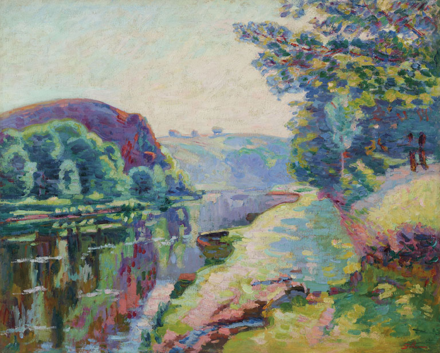 La Roche de l'Echo, Crozant (Reflection of the Rock, Crozant), 1907