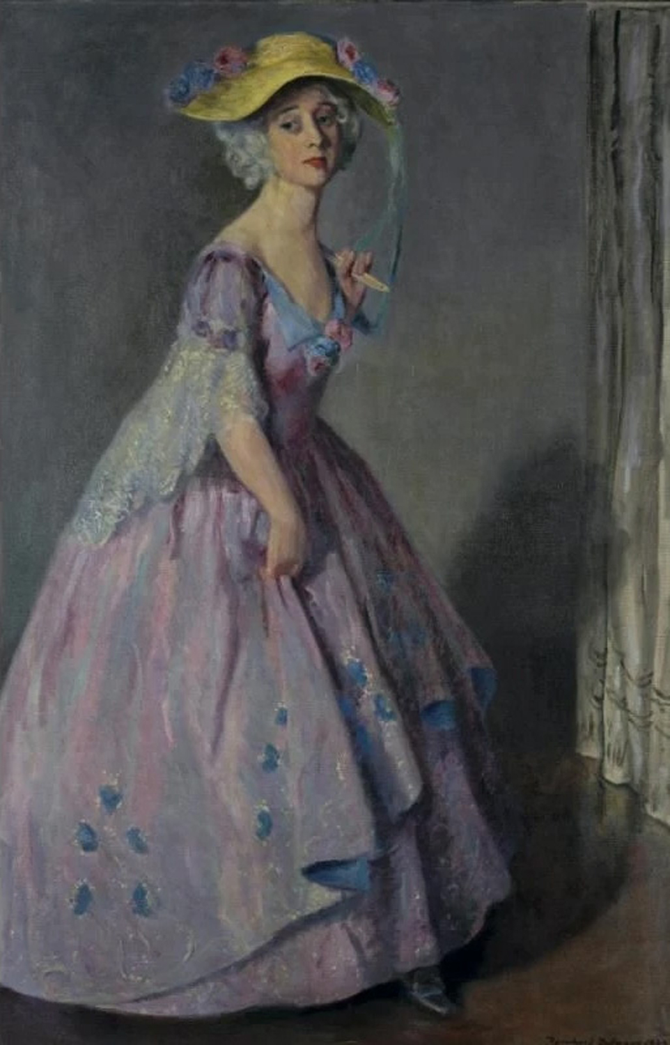Portrait of a Lady in Mauve