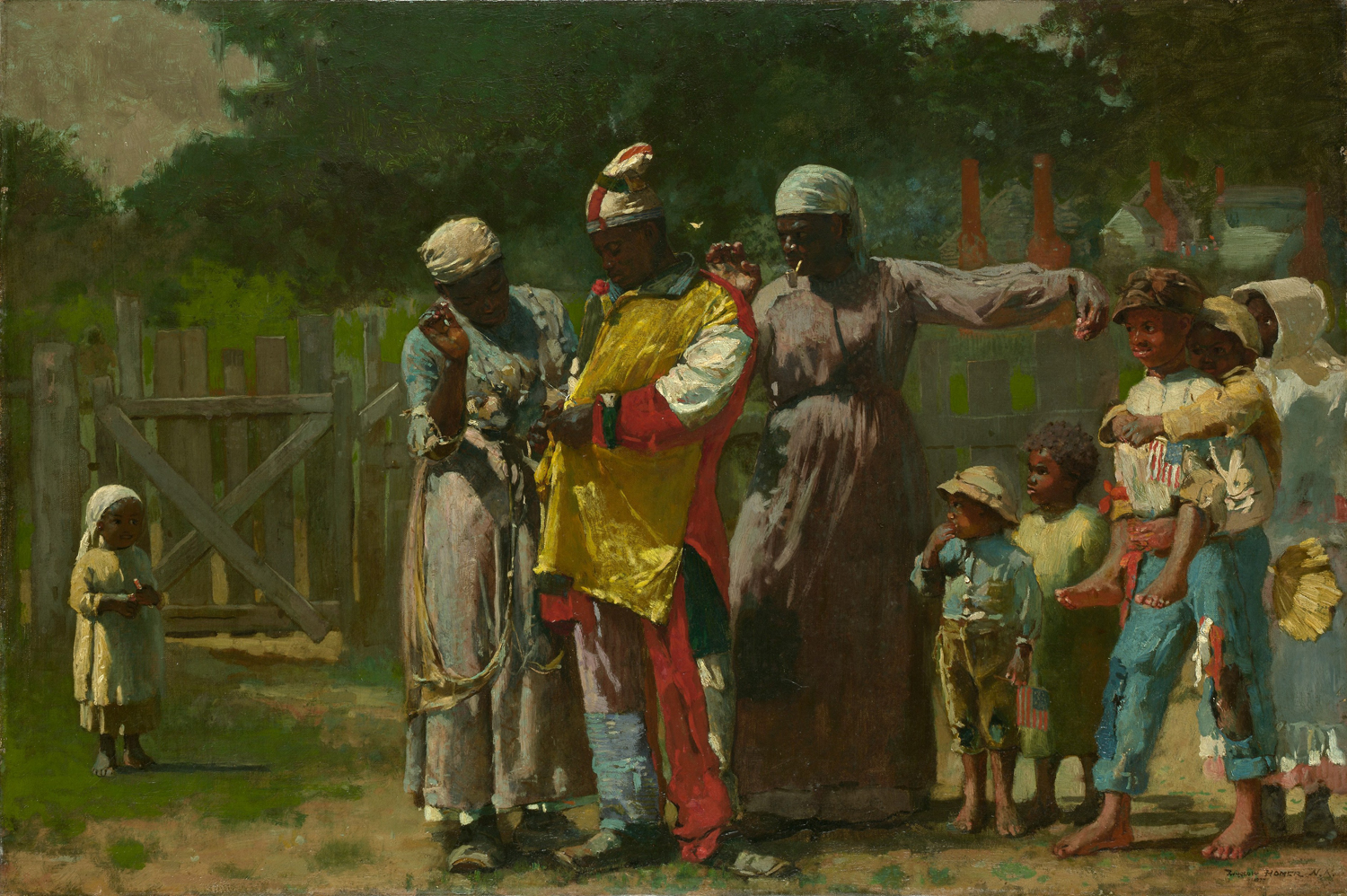 Dressing for the Carnival, 1877
