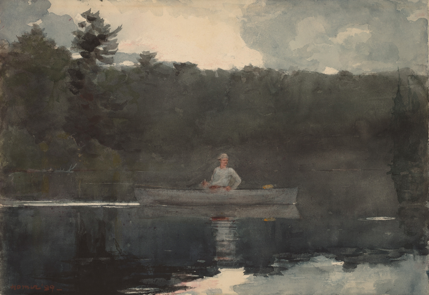 The Lone Fisherman, 1889