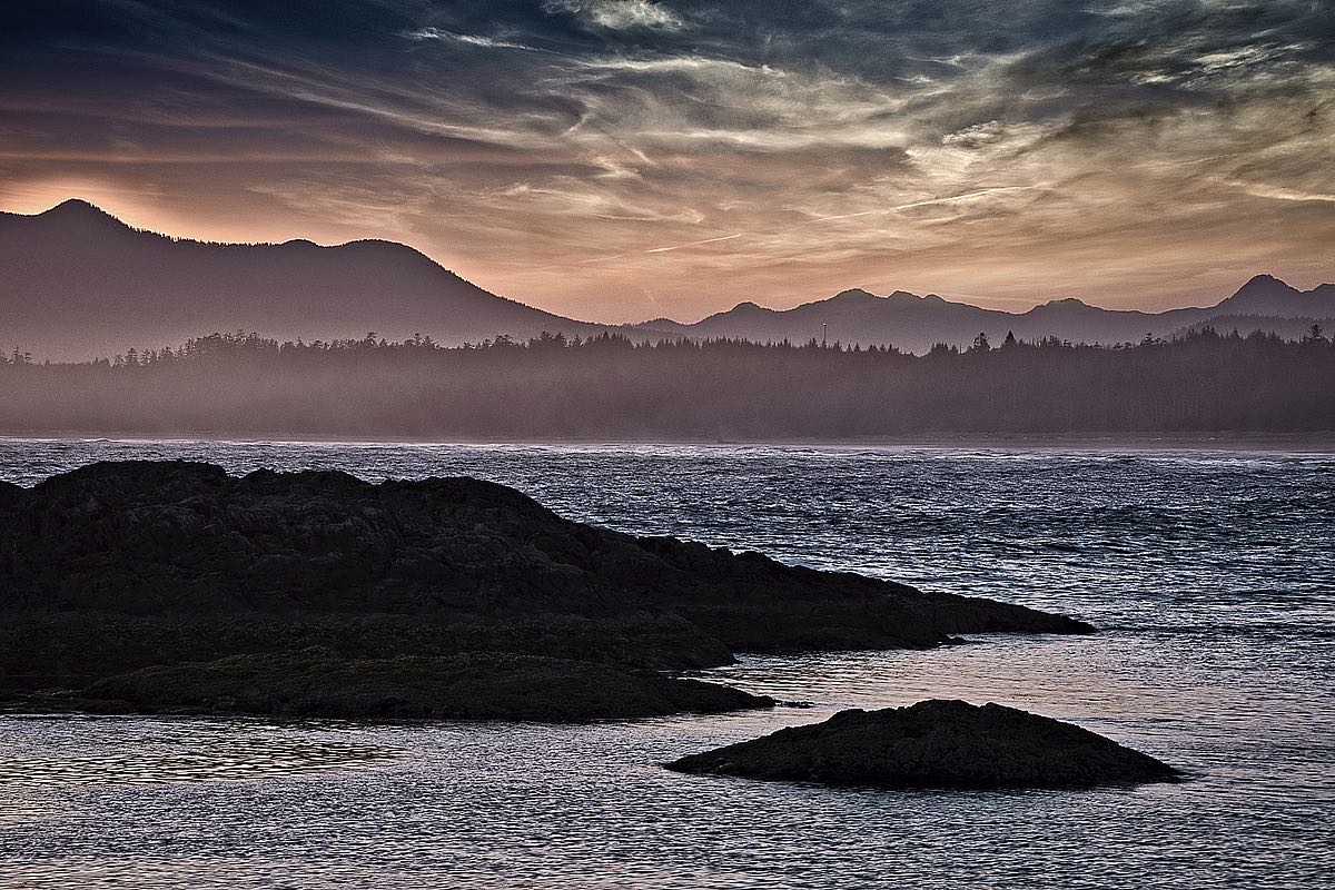 Sunset Glow At Wickaninnish Beach