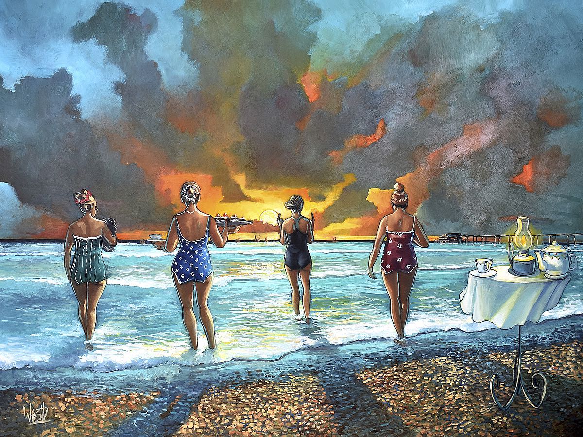 Early Morning Swim - with Cat