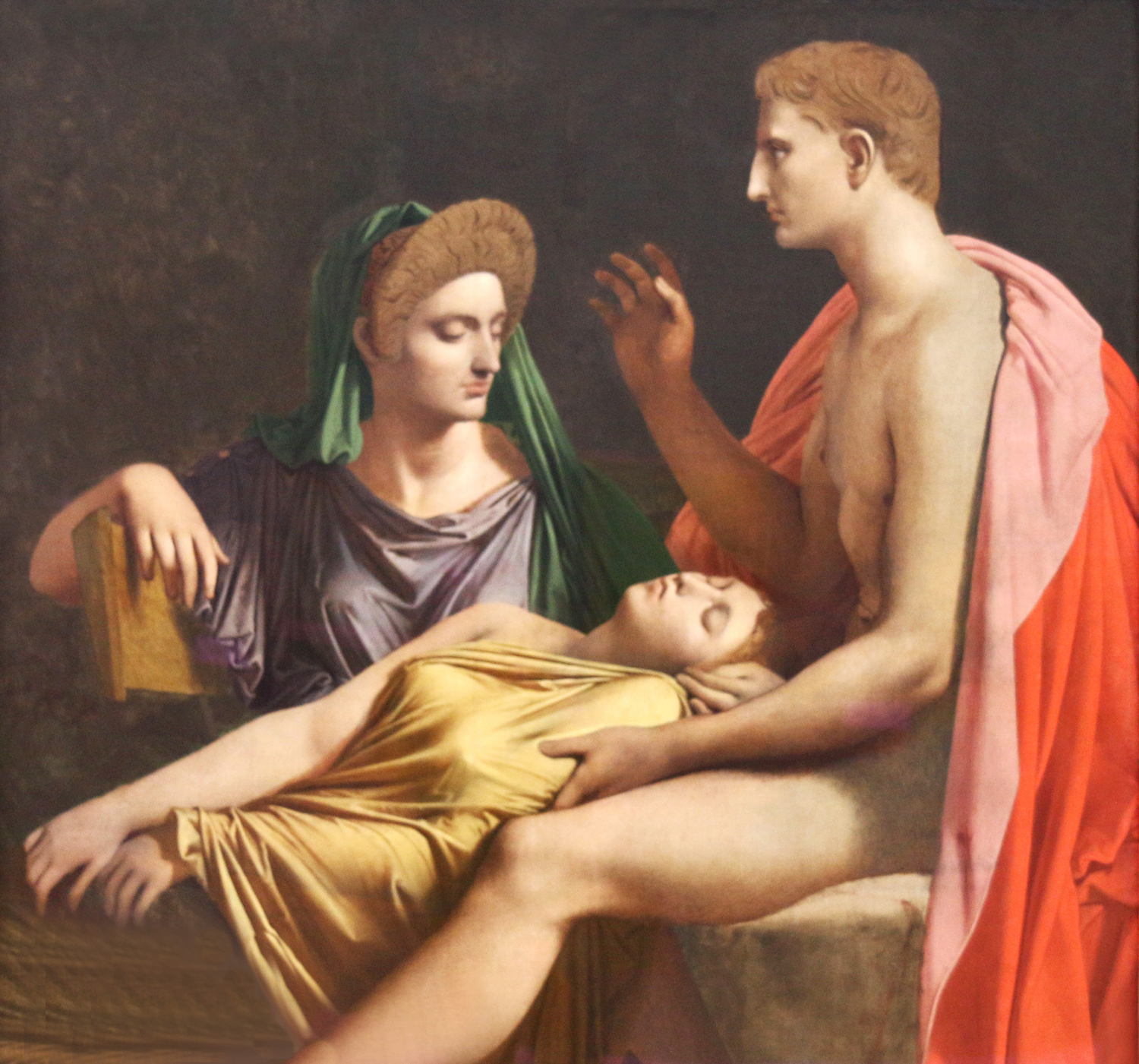 Augustus Listening to the Reading of the Aeneid, c, 1814