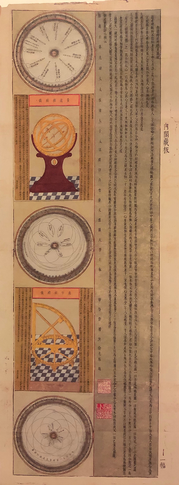 Eight Part Chinese Astrological Map (Section 1)