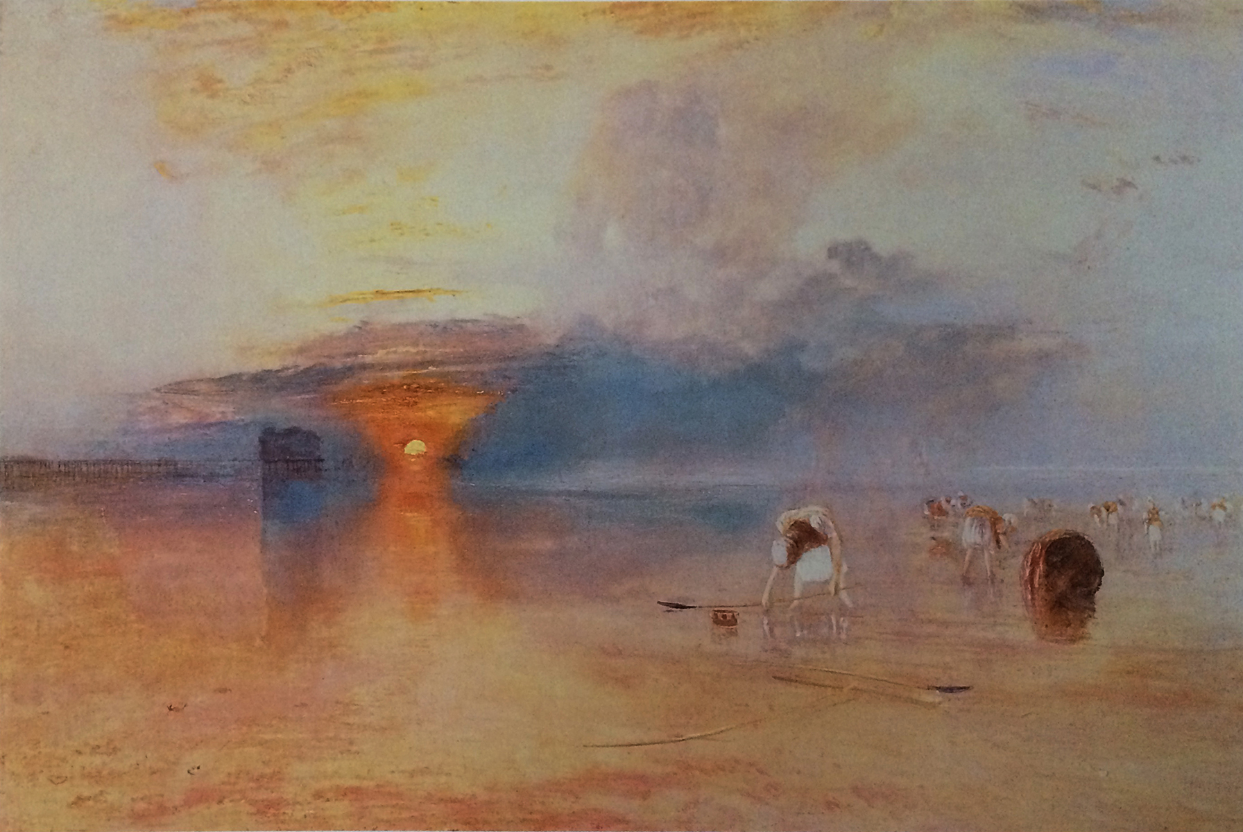 Calais Sands at Low Water: Poissards Gathering Bait, 1830