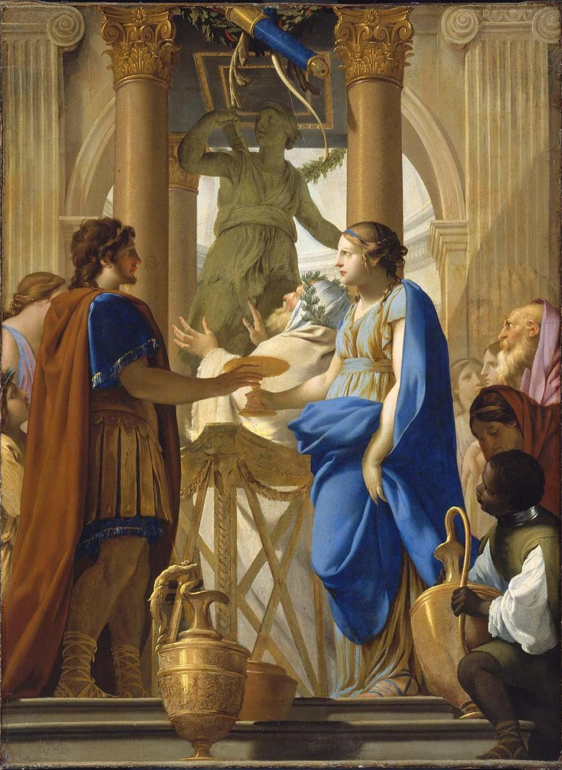 Camma Offers the Poisoned Wedding Cup to Synorix in the Temple of Diana, 1644