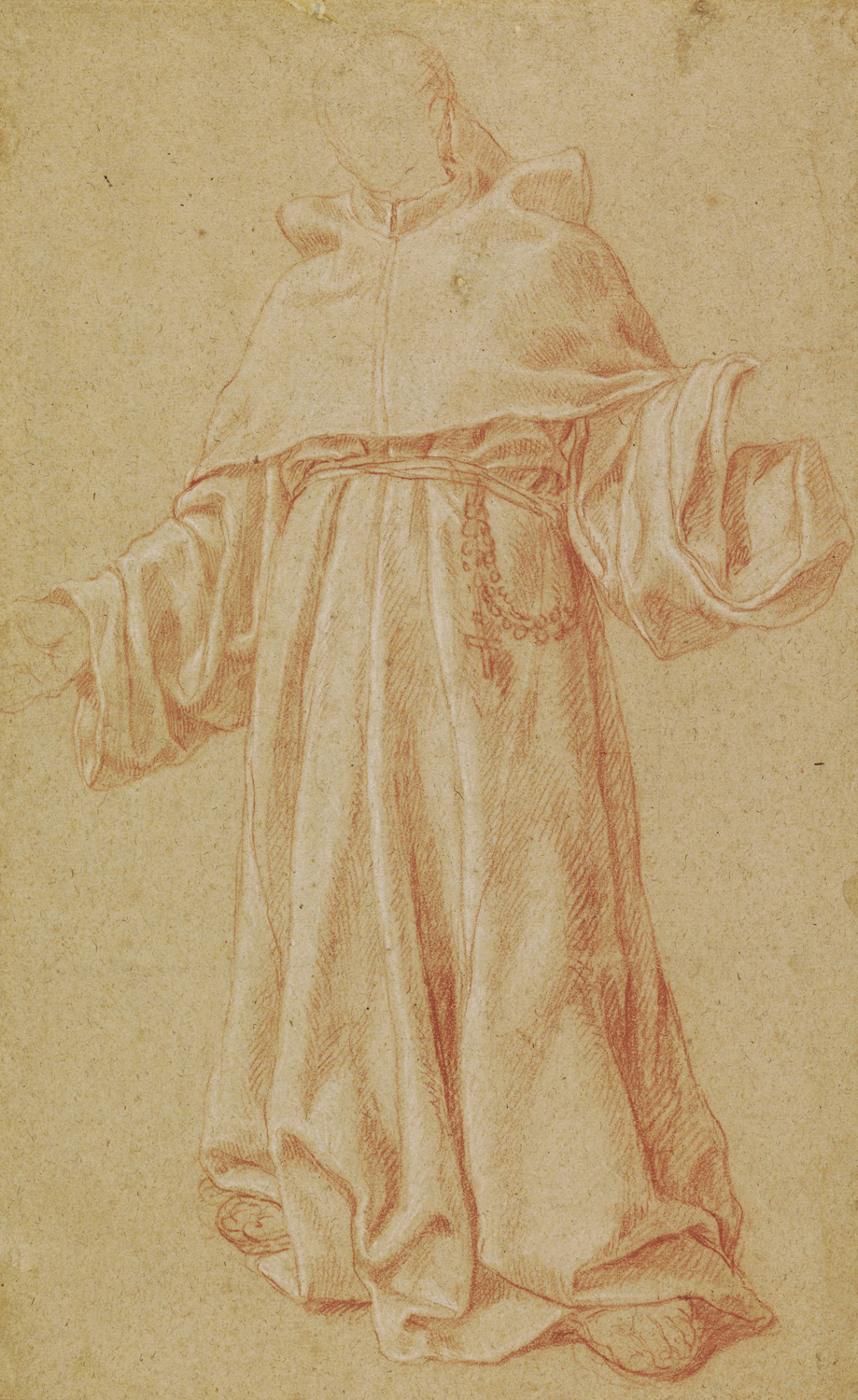 A Standing Monk, 17th century