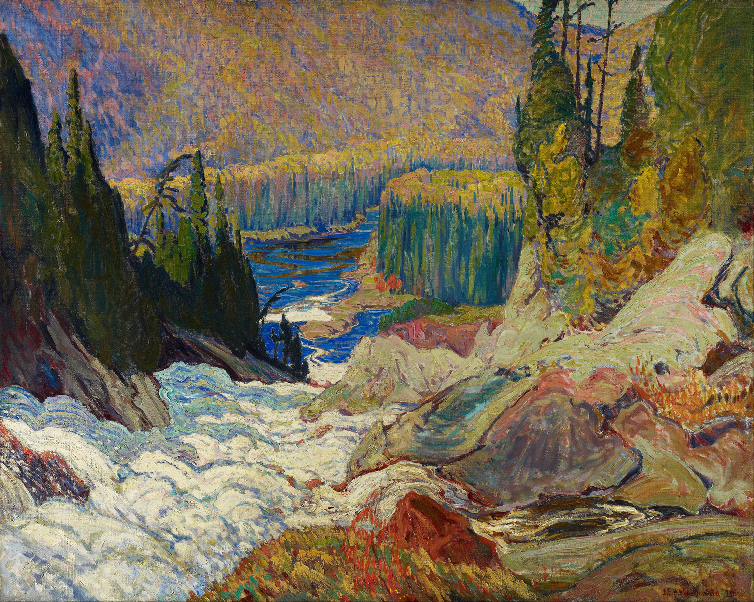 Falls, Montreal River, 1920