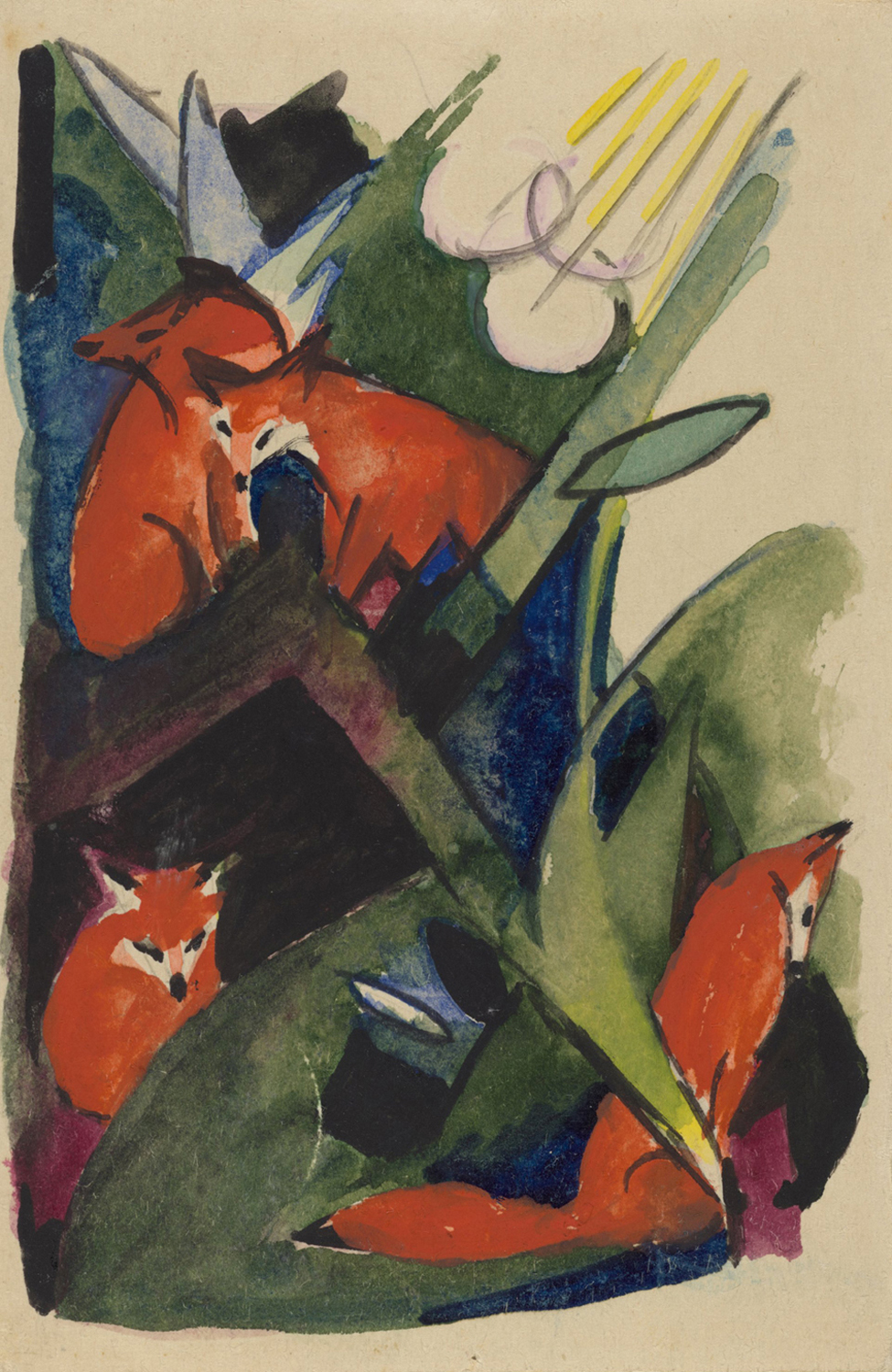 Four Foxes, 1913