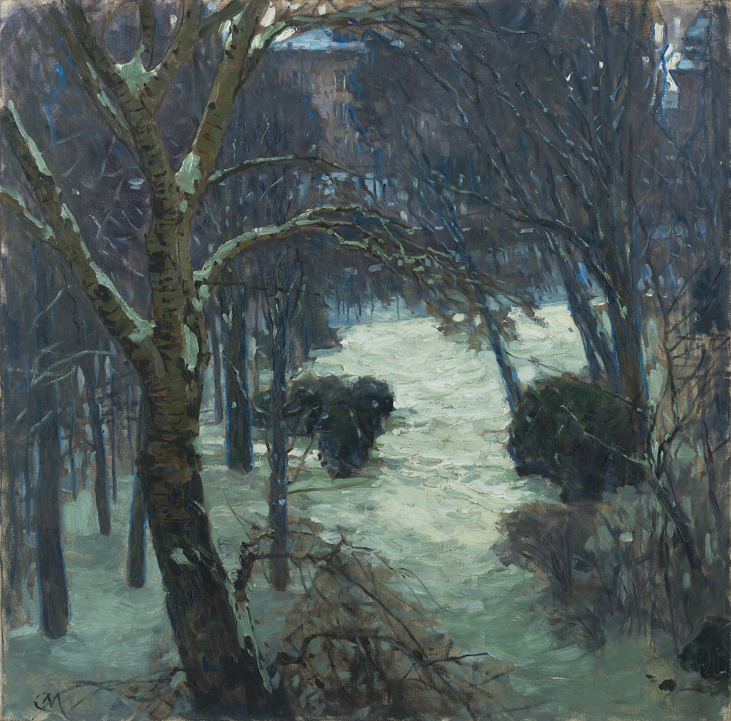 Hohe Warte in Wintertime. 1904