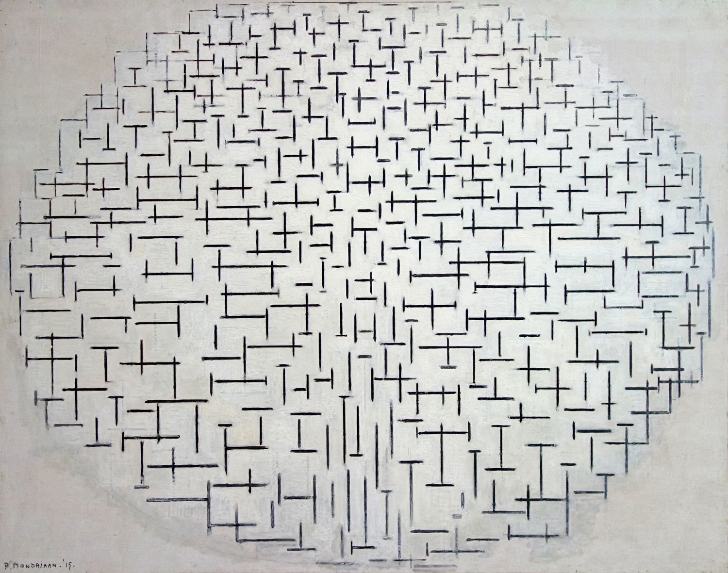 Composition 10, Noir et Blanc, 1915