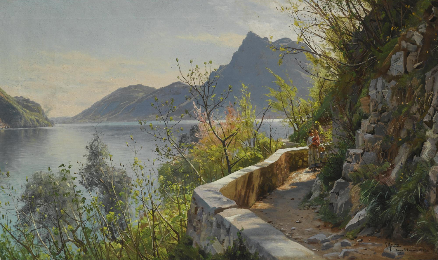Lake Lugano, 1910