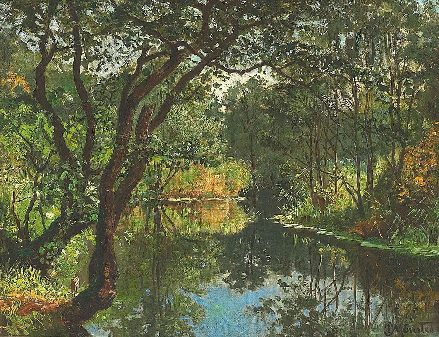 A Stream Running Through the Woods, before 1941