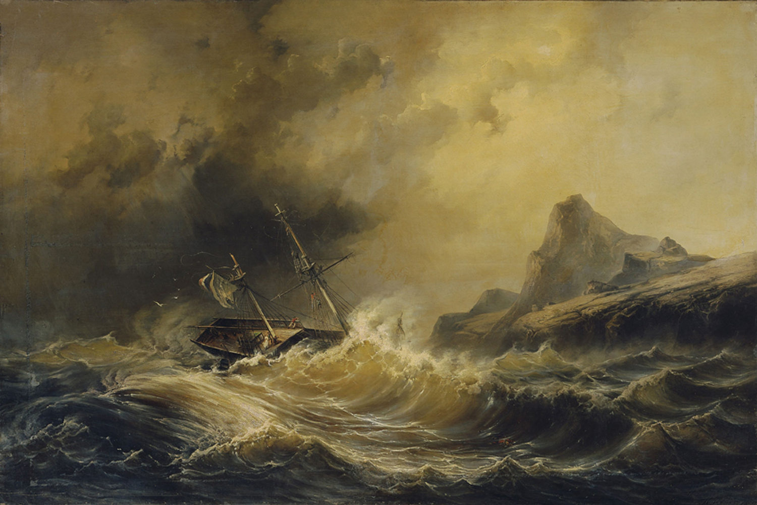 Shipwreck at Cape Horn, 1864