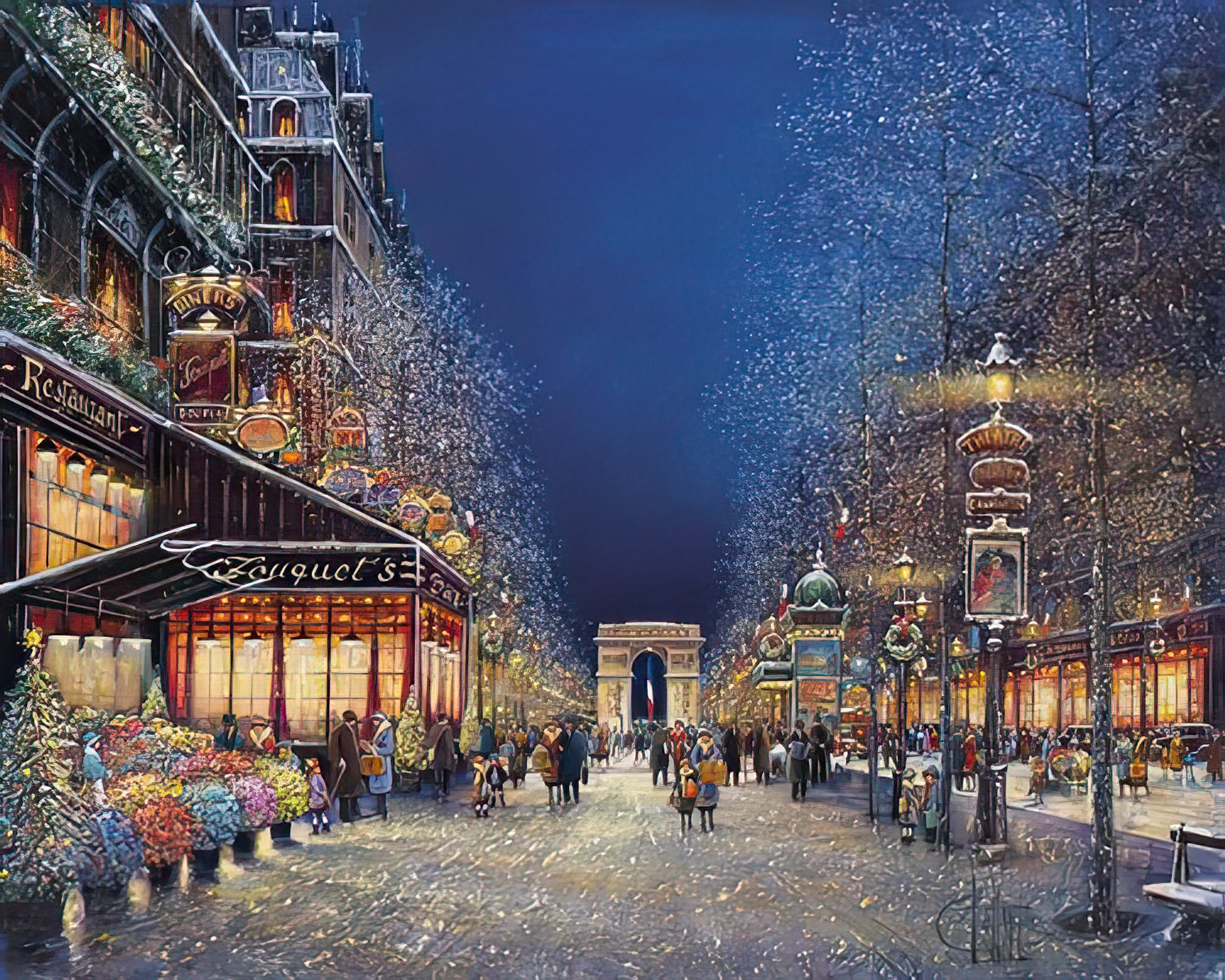 Noel aux Champs-Elysees, Paris