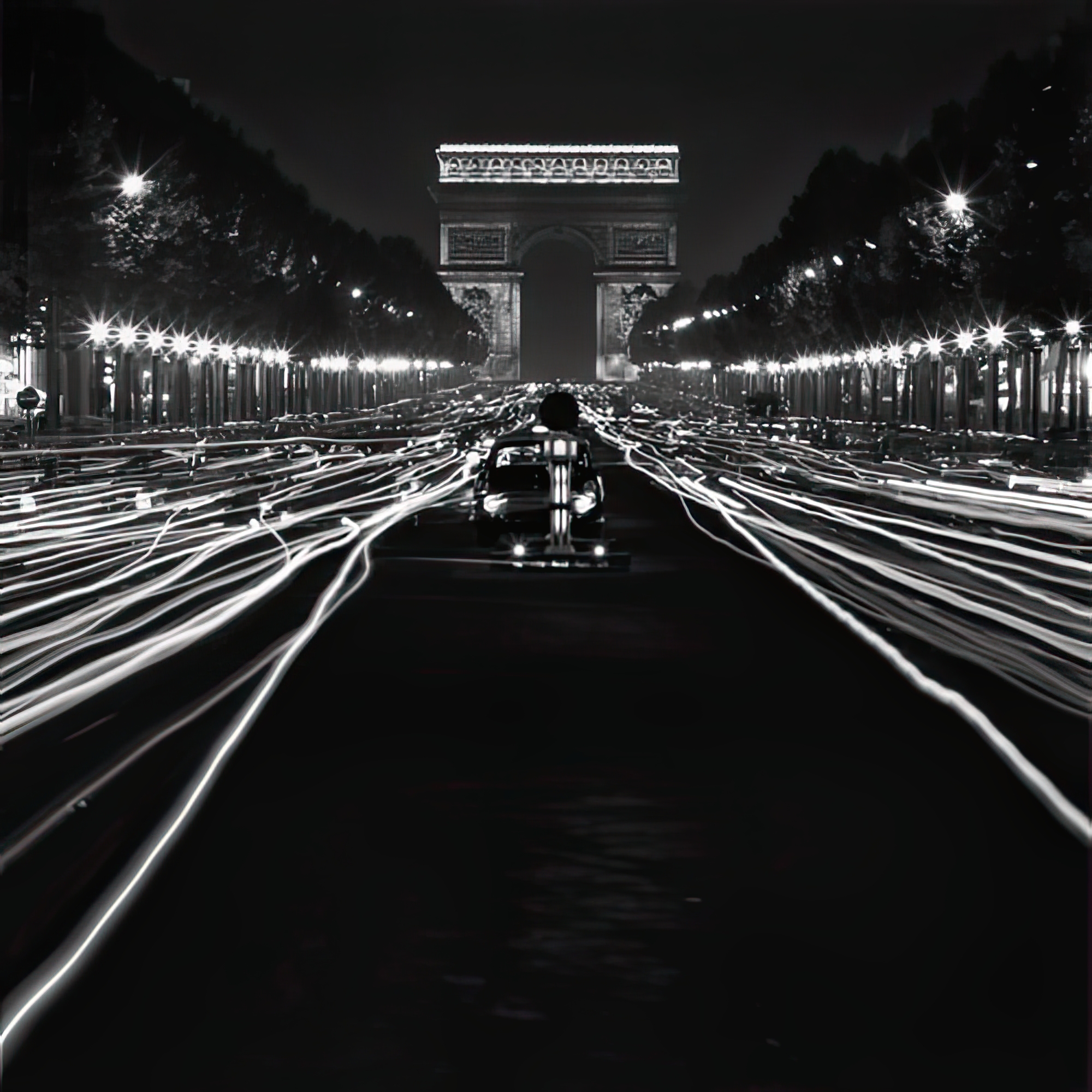 Street Scene at Night 1950 1 Just Wall Decor Street Scene at Night 1950